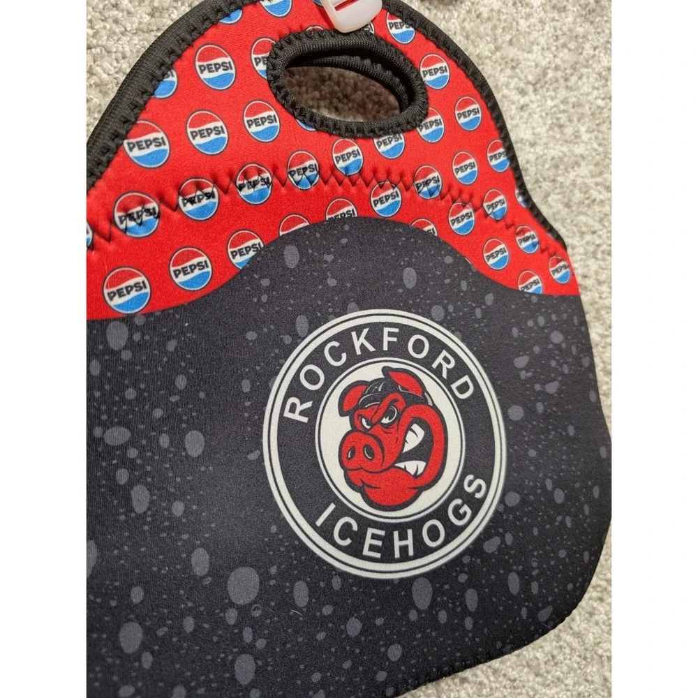 AHL Rockford IceHogs Travel Lunch‎ Bag Cooler Hockey Fan